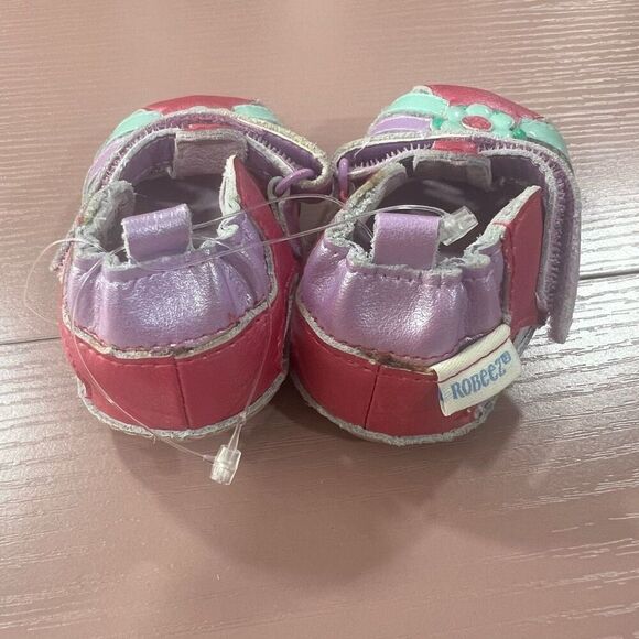 Robeez Mini Shoez I'm So Cute Fish Bright Sandals Size 2 - Picture 4 of 6